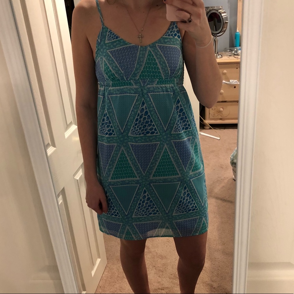 Blue/Green Old Navy Dress
